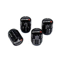 NISMO (Nissan) Tire Valve Stem Cap Set - Black - ZSPEC Design LLC - Hardware Fasteners - accessory, Nismo, Nissan, Tire - zspecdesign.com