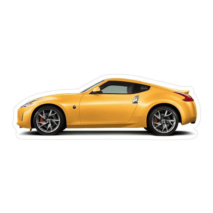 Nissan 370z Z34 Sports Car Vinyl Decal / Sticker, Yellow - ZSPEC Design LLC - Decals - 370z, Decal, lifestyle, nissan, sticker, z34 - zspecdesign.com