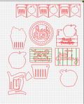 Peach Tier Tray