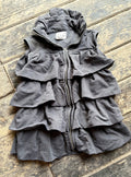 Peek Ruffle Zip Vest - girl's M