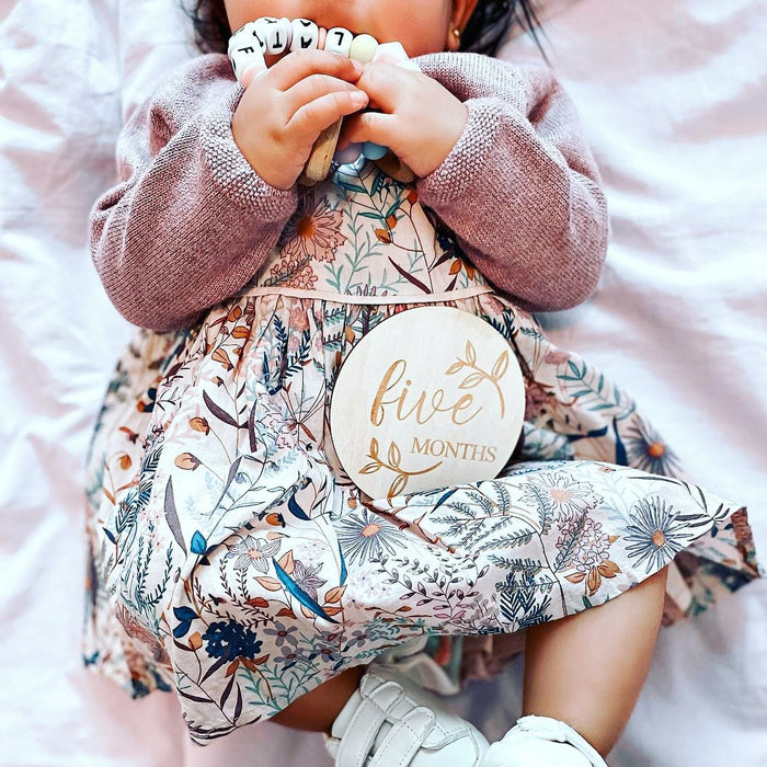 Personalized Baby Ring Rattle – Engraved Name Sensory Toy