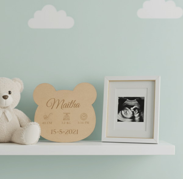 Personalized Birth Stats Plaque | Nursery Décor Keepsake
