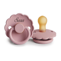 Personalized FRIGG Daisy Latex Baby Pacifier – Engraved Name - silicone baby pacifier by Mommy's Charms
