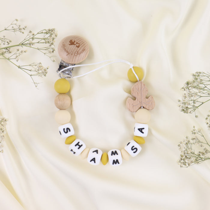 Personalized Pacifier Clip – Autumn Design