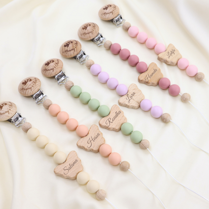 Personalized Pacifier Clip – Butterfly
