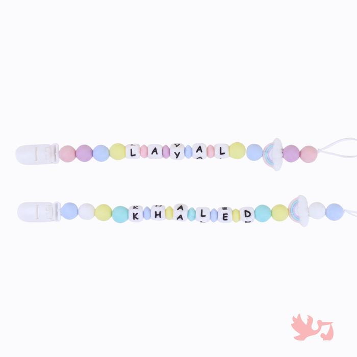 Personalized Pacifier Clip – Cotton Cloud