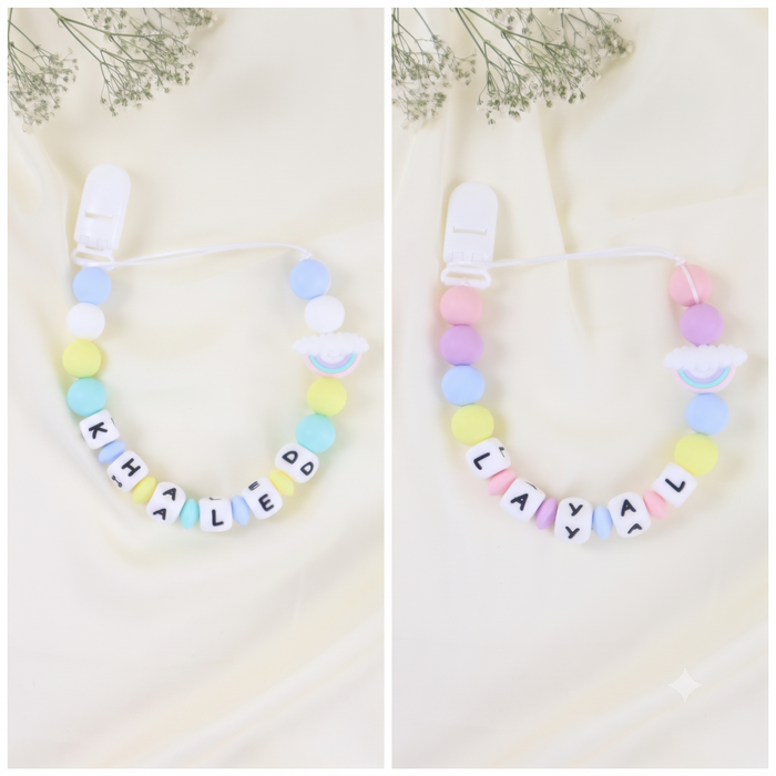 Personalized Pacifier Clip – Cotton Cloud
