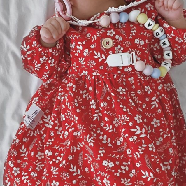 Personalized Pacifier Clip – Cotton Cloud