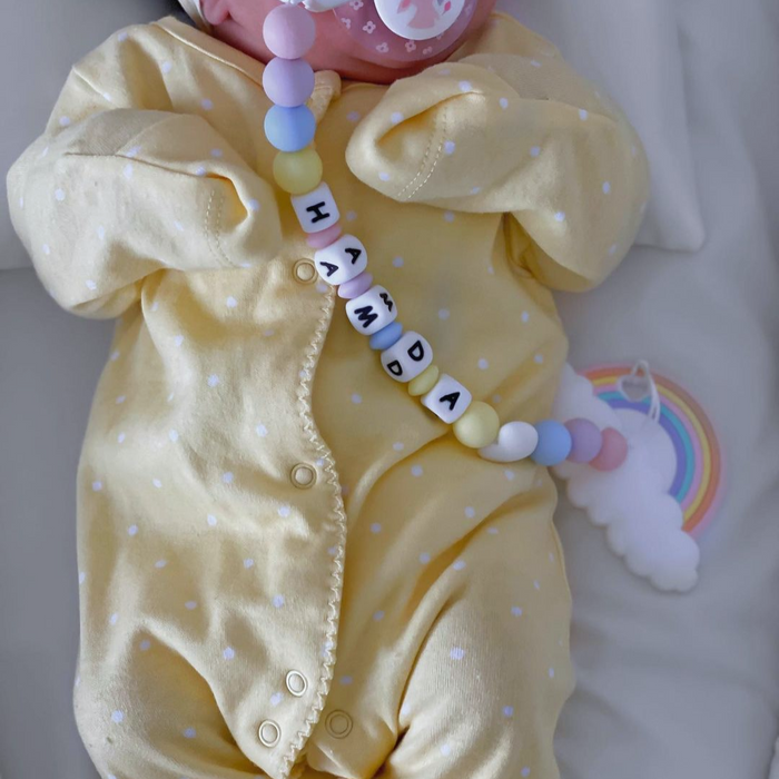 Personalized Pacifier Clip – Cotton Cloud