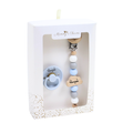 Personalized Pacifier Clip & FRIGG Set – Cloudy Dreams