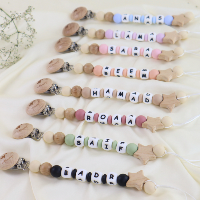 Personalized Pacifier Clip – Galaxy Design