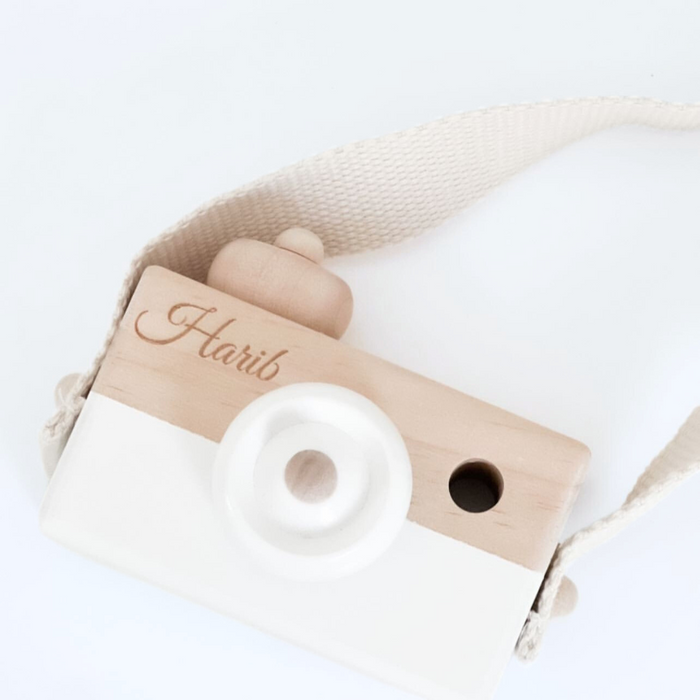 Personalized Wooden Baby Camera nursery keepsake by Mommy's Charms