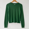 Pointelle Fundamental Tee in Jewel Tones