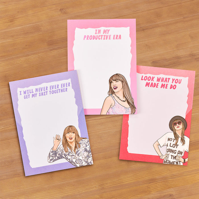 Pop Cult Paper Notepad, Taylor Swift "Productive Era"