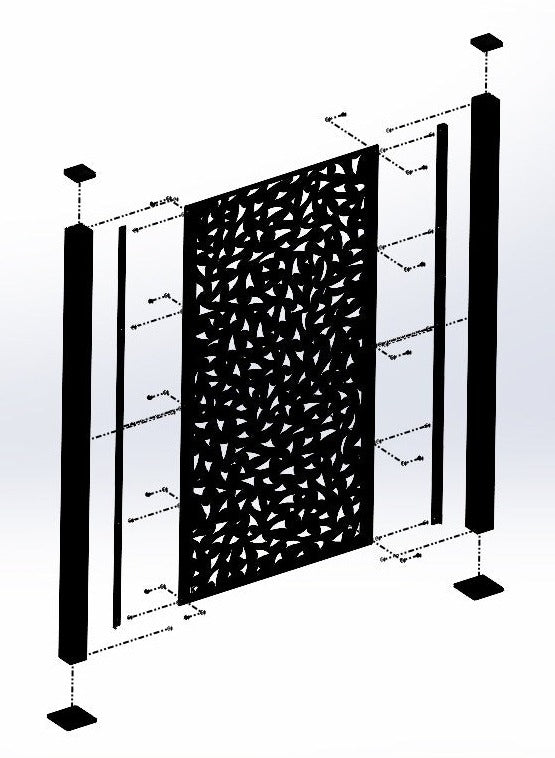 Privacy Screen L-Bracket