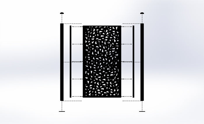 Privacy Screen Mounting Posts