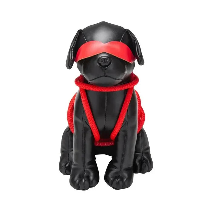Bondage Puppies Roped Up Rover Leather Stuffed Animal - Rolik®