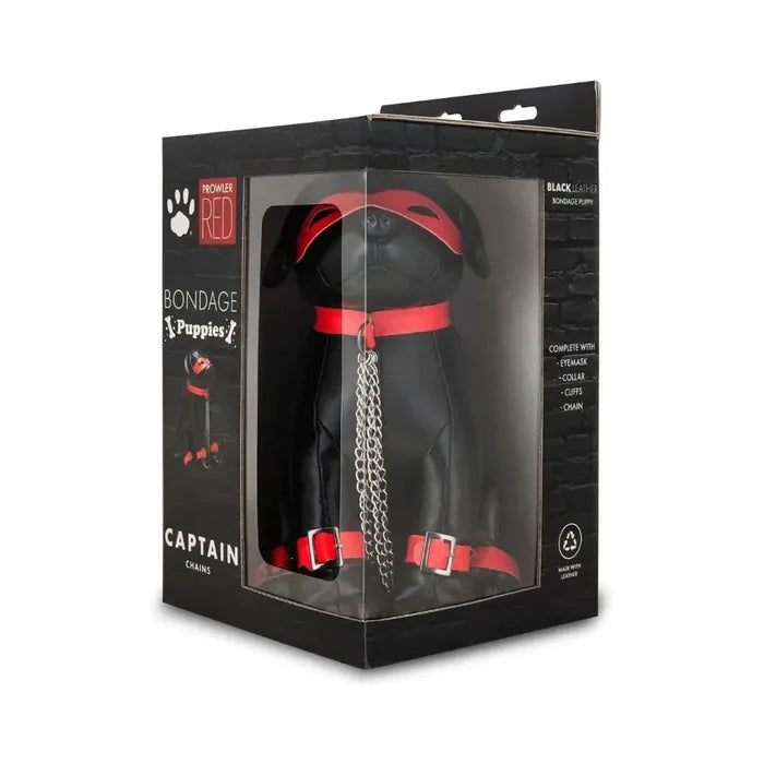 Bondage Puppies Captain Chains Leather Stuffed Animal - Rolik®