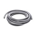 Black 19mm flexible PVC spa water hose, coiled and ribƒ??reinforced for spa plumbing