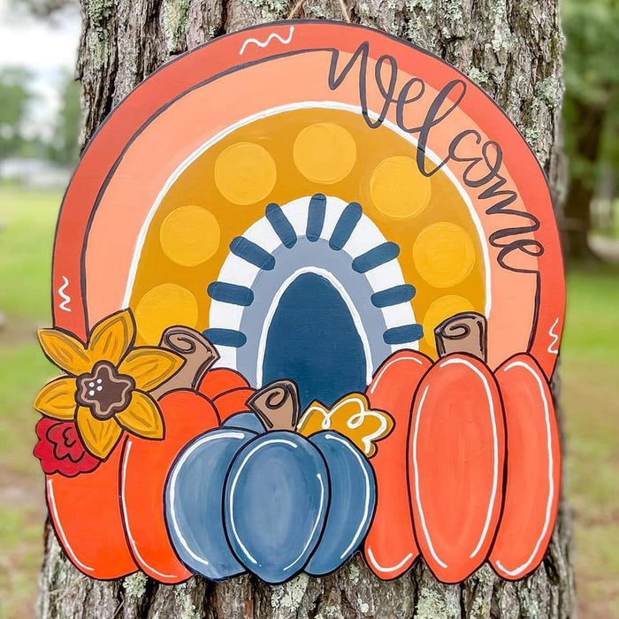 Rainbow Pumpkins
