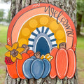 Rainbow Pumpkins