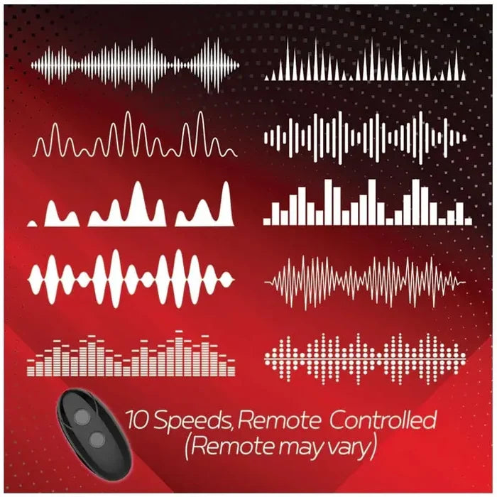 Red Dot Vibrating C - Ring V2 with Remote - Rolik®