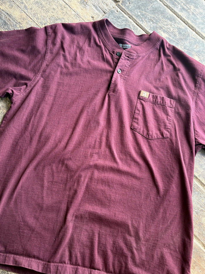 Riggs Work Wear SS Henley - Men's XL