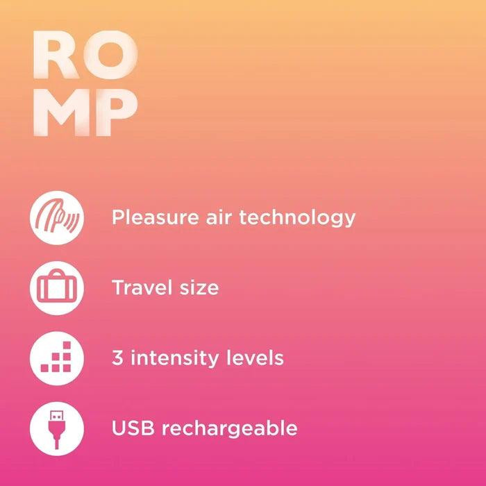 ROMP™ ROMP Kiss Clitoral Suction Stimulator - Compact Travel Vibrator