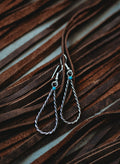 Rope Turquoise Earrings