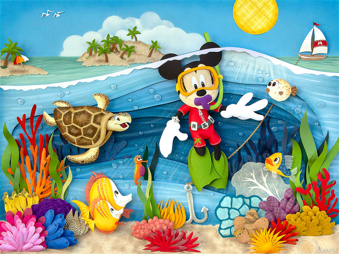 "Scuba Mickey" by Karin Arruda