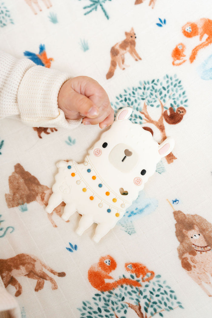 Baby Silicone Teether - Llama
