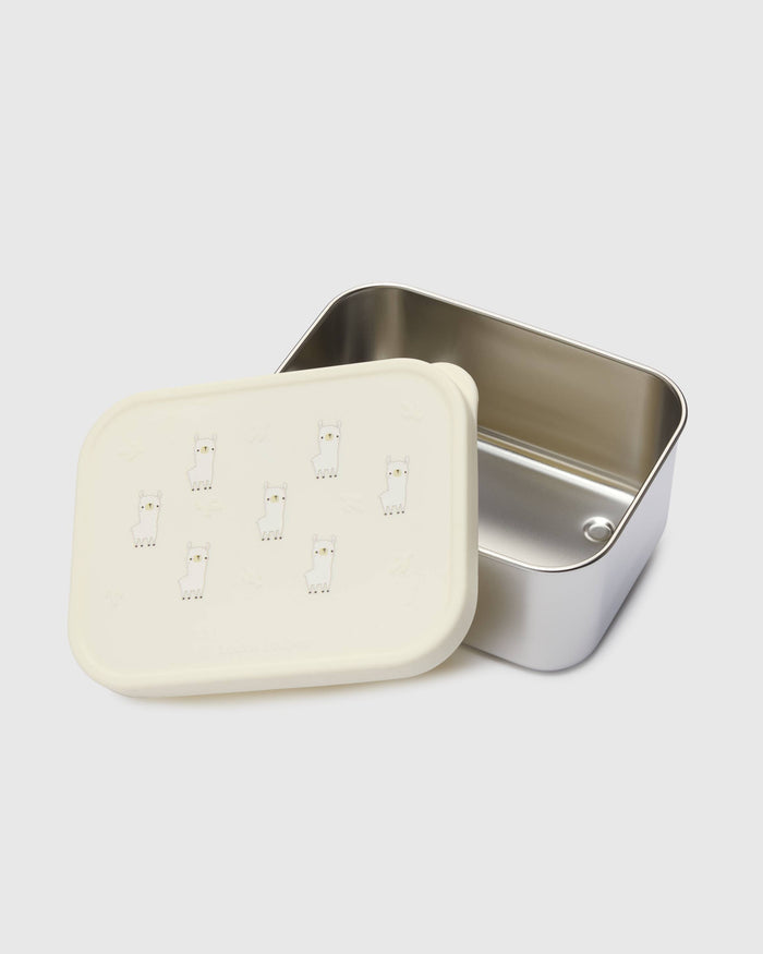 Silicone Snack Box - Llama