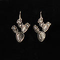 Silver Strike Ladies Earrings Cactus Flower AB Silver