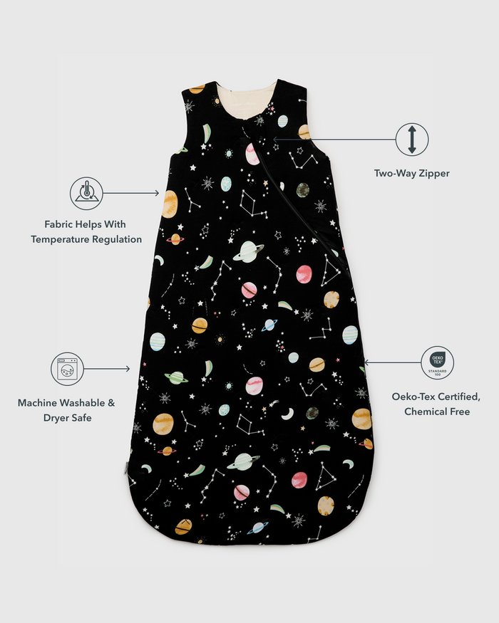 Sleep Bag 1.0 TOG in TENCEL™ Lyocell - Planets
