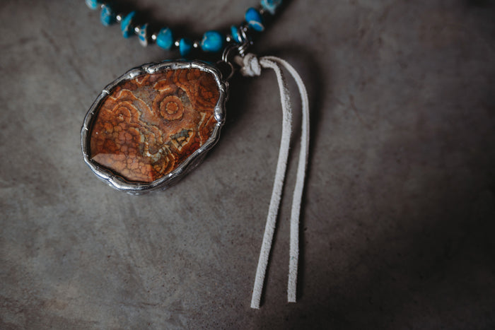 Snakeskin Agate Necklace
