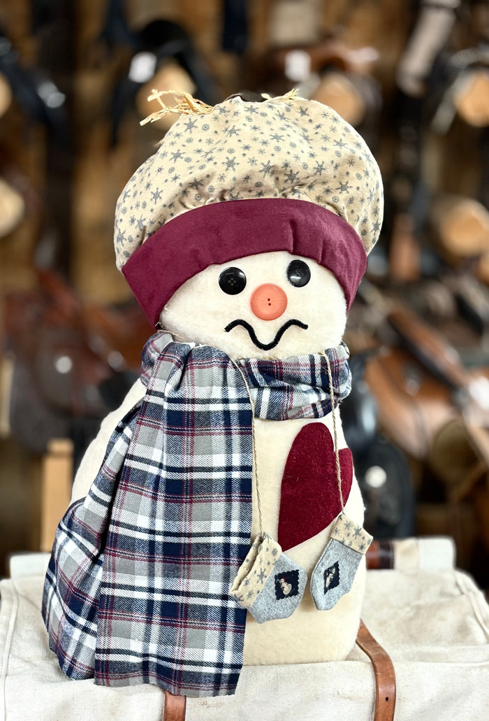 Snowman with Scarf