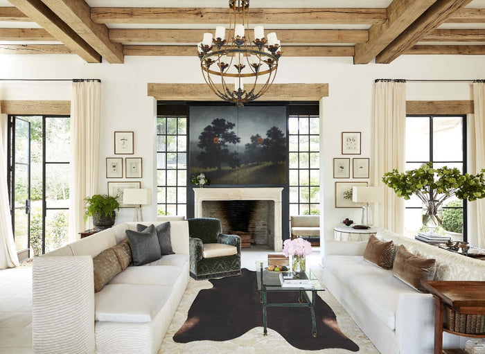 Solid Black Cowhide Rug #B4082