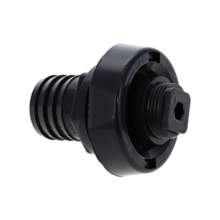 Spa Drain Valve Interface 1" - Black