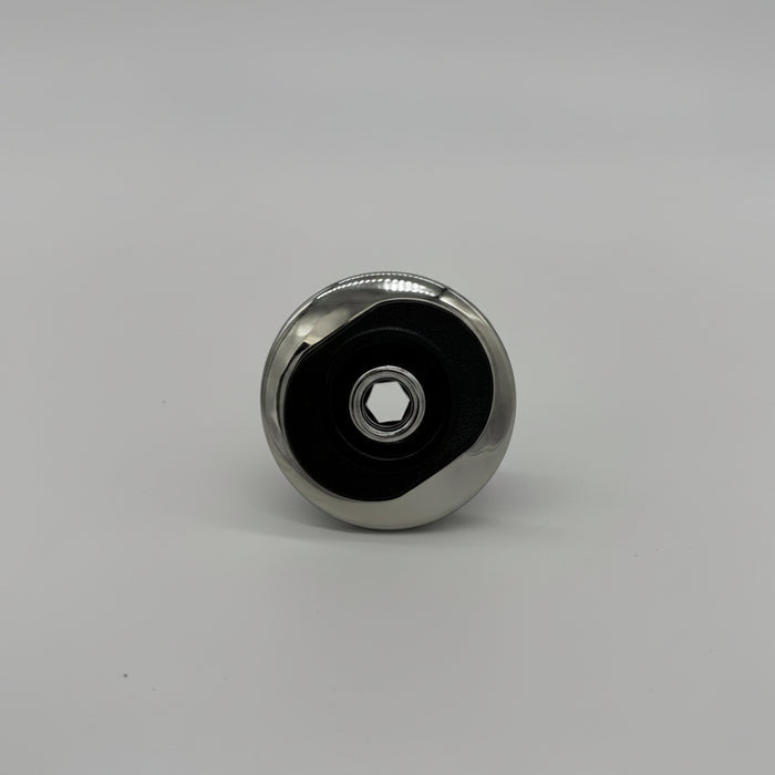 Spa Duo Jet 2" Directional Complete with Body Black & Chrome