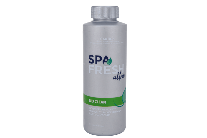 Spa Fresh ULTRA Bio Clean spa plumbing cleaner designed to remove biofilm, organic contaminants, and hidden buildup from spa pipes, jets, pumps, and circulation systems