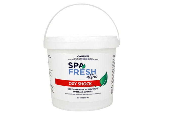 Spa Fresh ULTRA Oxy Shock 5kg non-chlorine spa shock treatment for oxidising contaminants, improving water clarity and reducing odours.