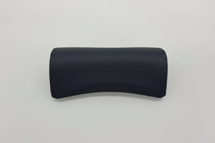 Dark grey Ultima 1 spa headrest pillow designed for ergonomic head and neck support in spas