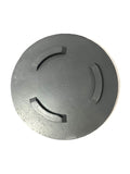 Spa Lid Esky Round Charcoal 5 Cup Holders 28mm