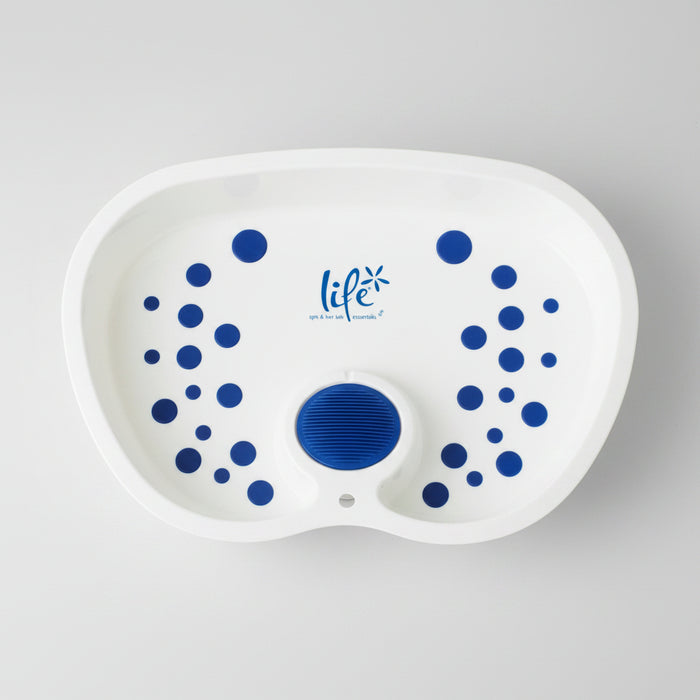 Spa Life deluxe foot bath basin designed for soaking feet with comfortable ergonomic shape