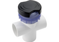 Spa LVJ Diverter Valve 50mm 3 Way Black - L-2028