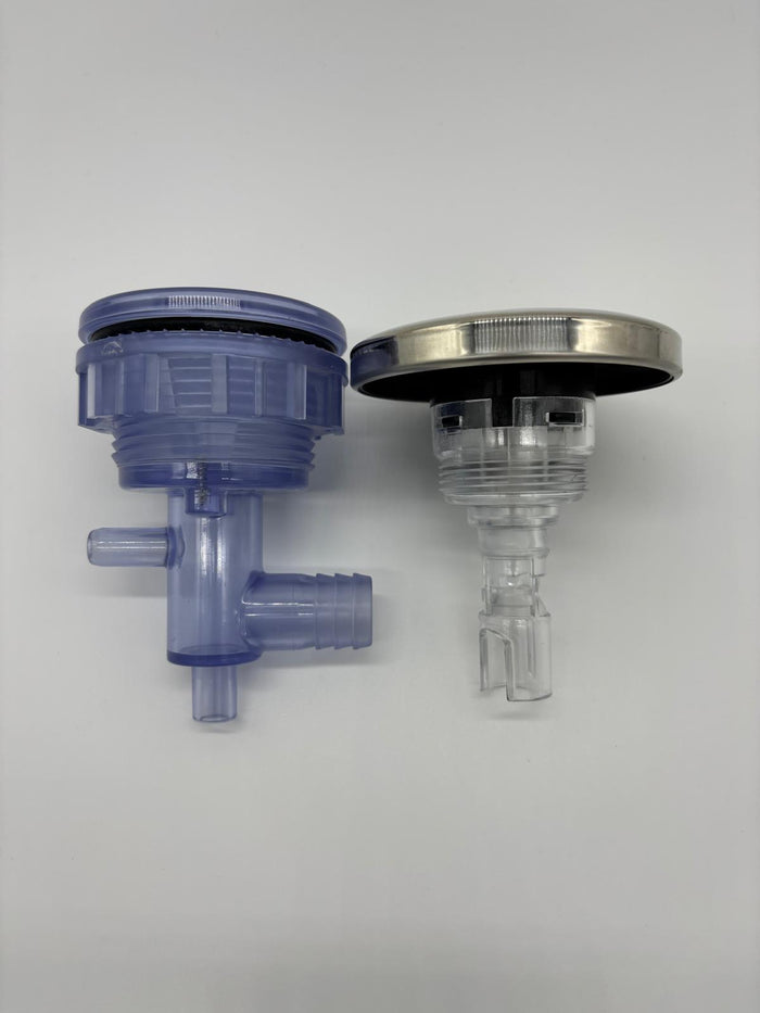 Spa Mini Directional Jet 3" Complete with Body  Black & Chrome