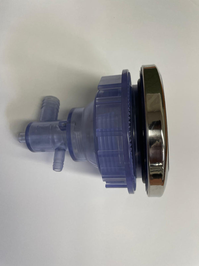 Spa Pulsating Jet 5" Complete with Body Black & Chrome
