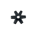 Spur Rowels 1" 6 Point Pair