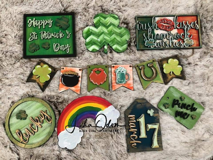 St. Patrick's Day Tiered Tray