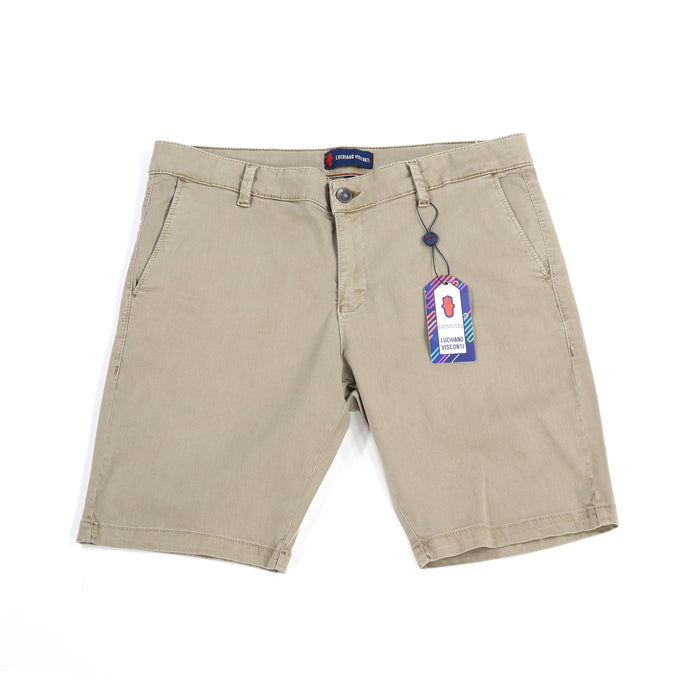 Stone Tencel Shorts